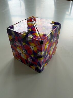 Shashibo Magnetic Colorful Geometric Folding Cube Puzzle - Bright Multicolor